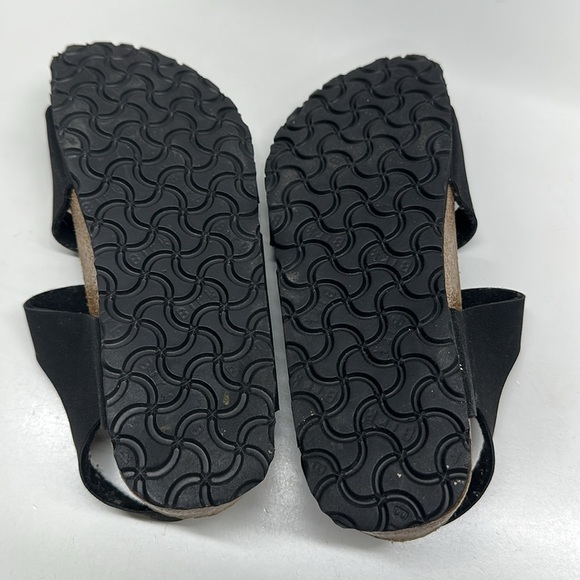 Birkenstock Birki's Ellice Sandals Open Toe Ankle Strap 3 Buckle Black Women's 9 - Picture 7 of 9